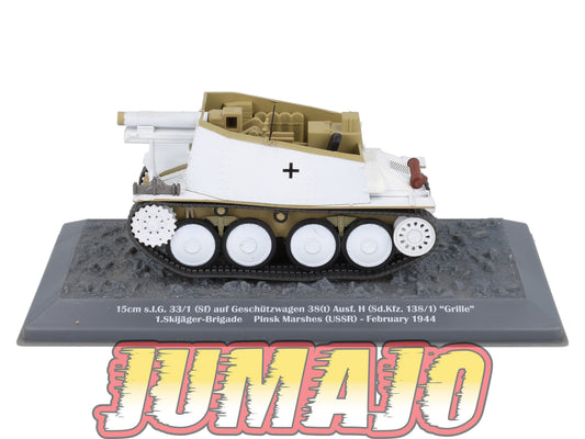 TK61 Tank Altaya IXO 1/43 WW2 : 15cm s.I.G 33/1 Sd.Kfz. 138/1 USSR February 1944