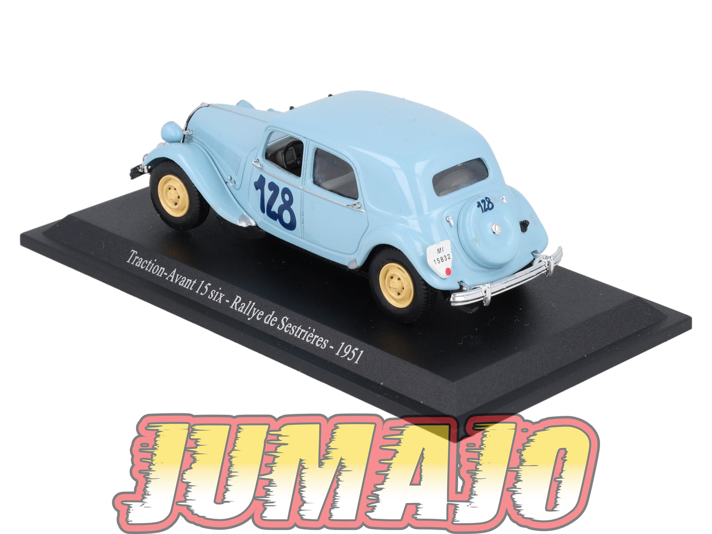 TRA11 Voiture 1/43 Atlas NOREV Traction Avant 15 Six Rallye de Sestrières 1951 #128