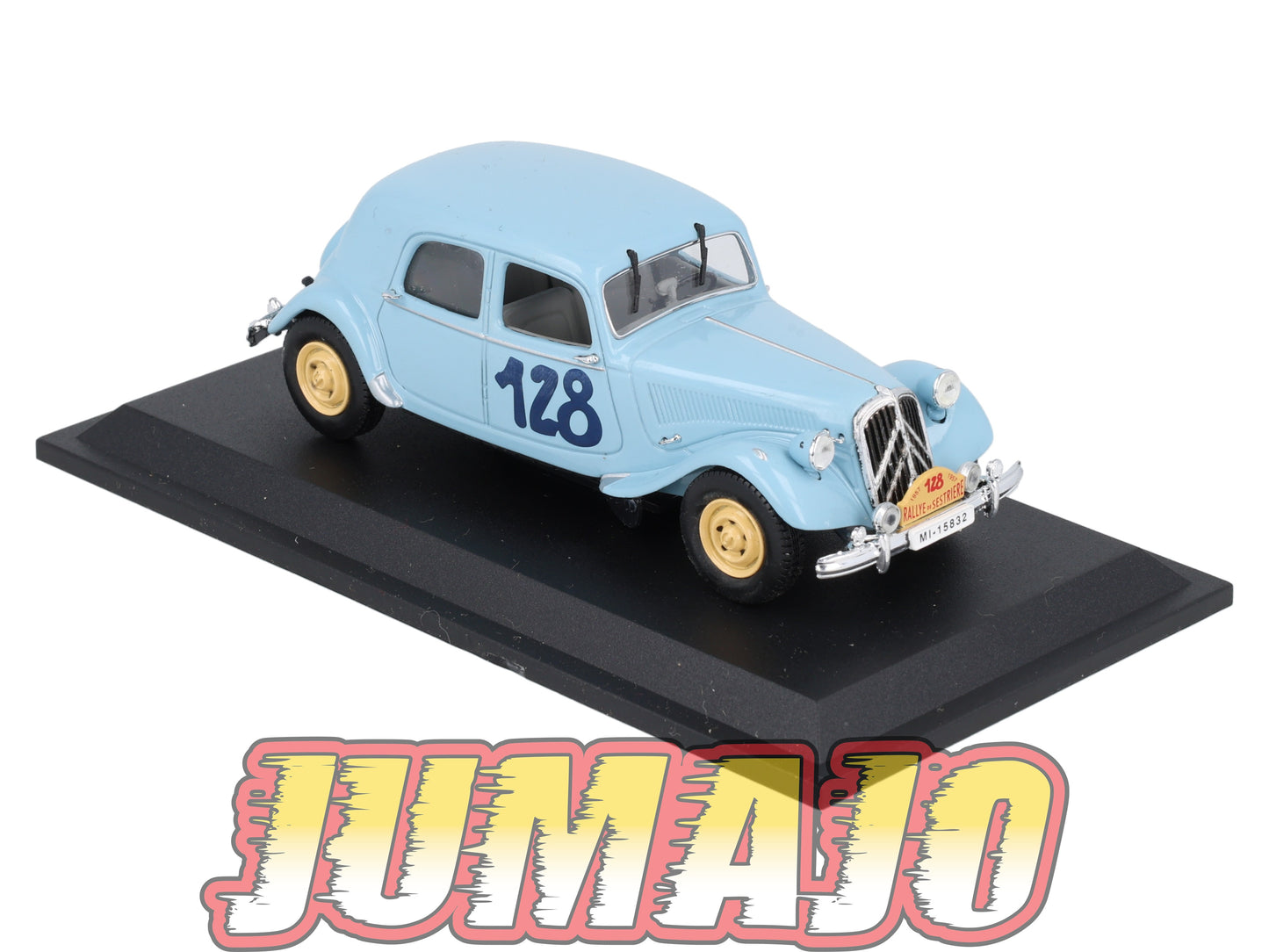 TRA11 Voiture 1/43 Atlas NOREV Traction Avant 15 Six Rallye de Sestrières 1951 #128