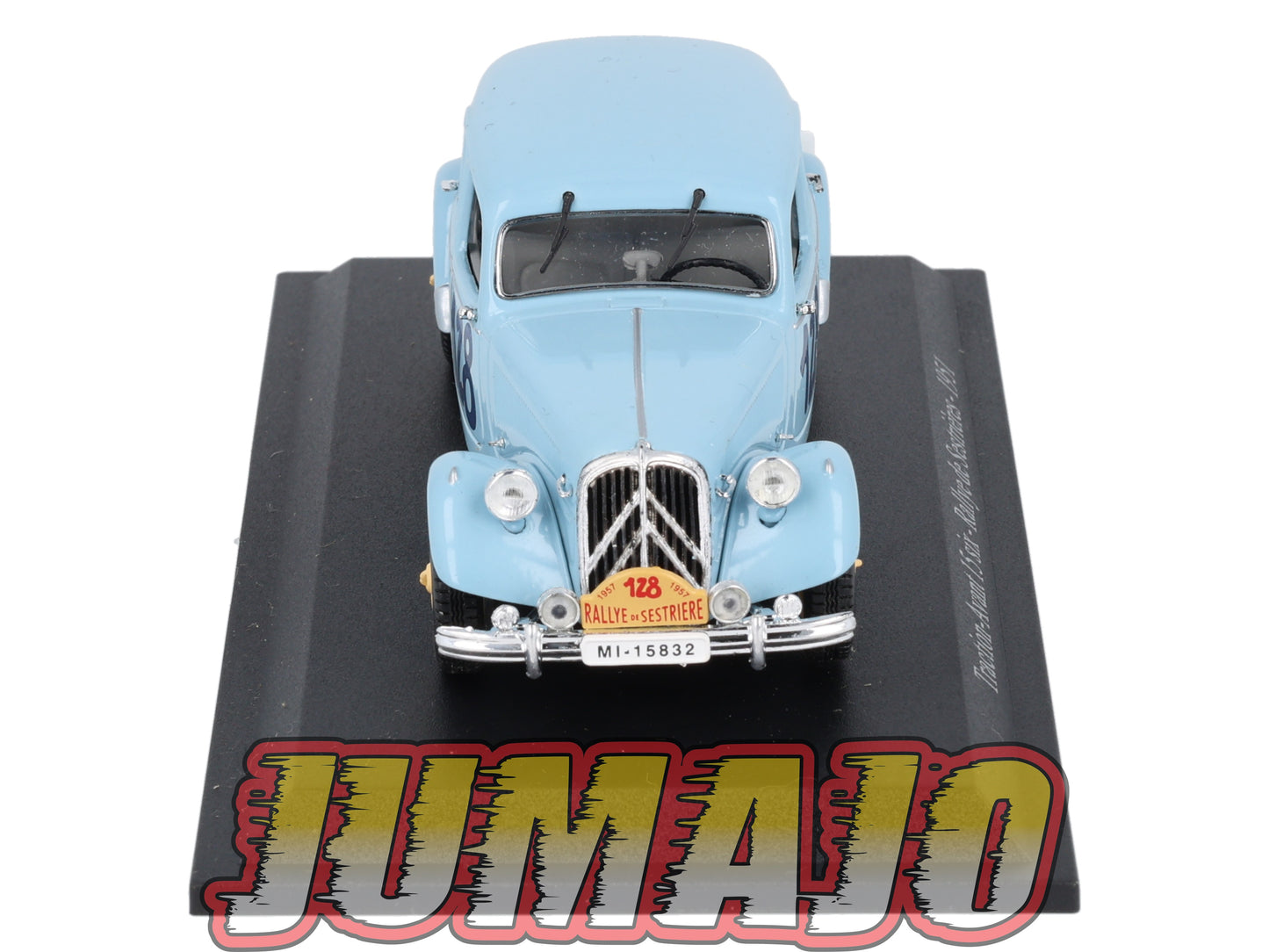 TRA11 Voiture 1/43 Atlas NOREV Traction Avant 15 Six Rallye de Sestrières 1951 #128