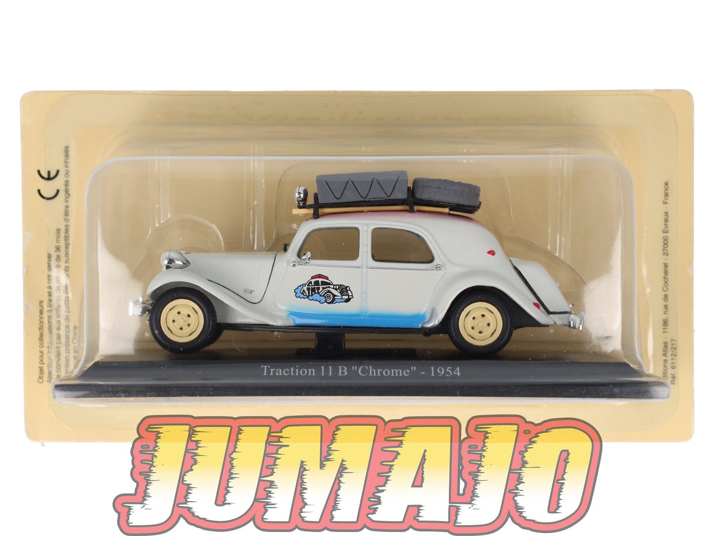 TRA17 Voiture 1/43 Atlas NOREV Traction 11B Chrome 1954