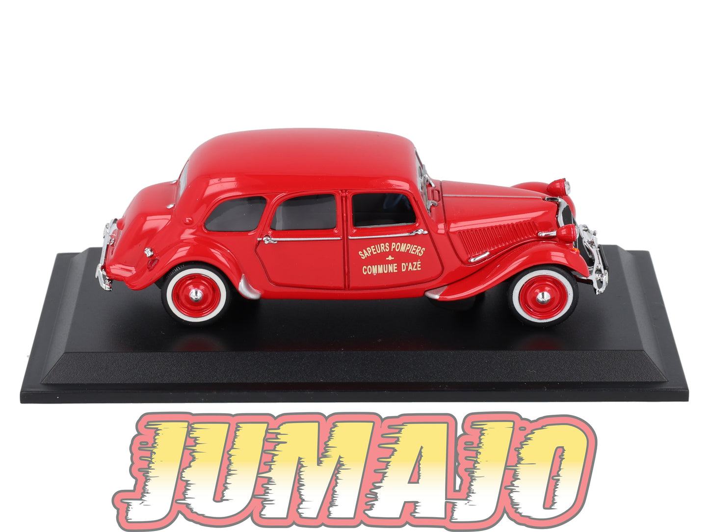 TRA1 Voiture 1/43 Atlas NOREV Traction 11 Familiale des pompiers d'Azé 1955