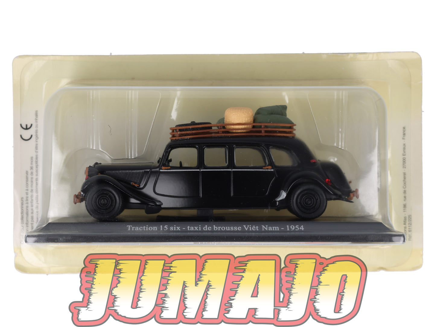 TRA25 Voiture 1/43 Atlas NOREV Traction 15 Six Taxi De Brousse Viêt Nam 1954