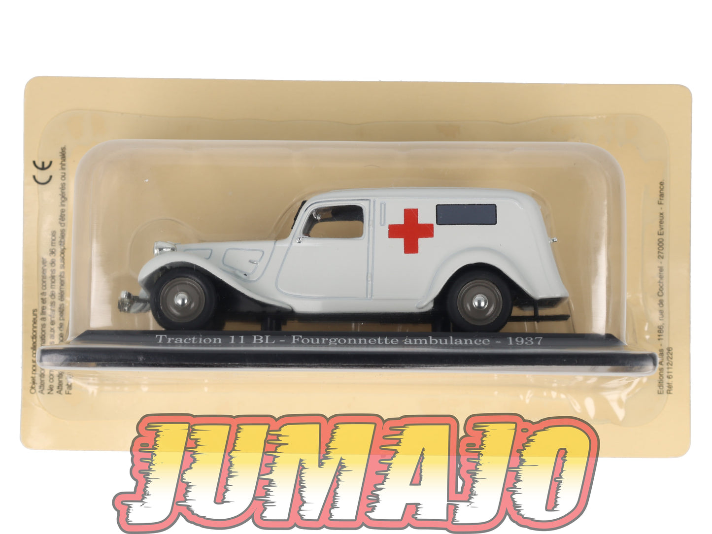 TRA26 Voiture 1/43 Atlas NOREV Traction 11BL Fourgonette Ambulance 1937