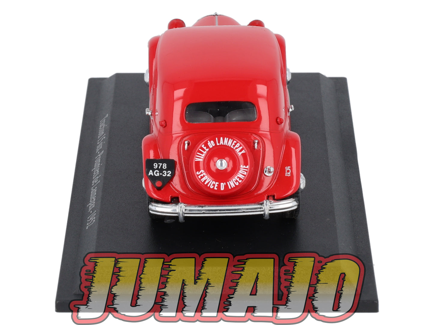 TRA27 Voiture 1/43 Atlas NOREV Traction 15 Six Pompiers De Lannepax 1952