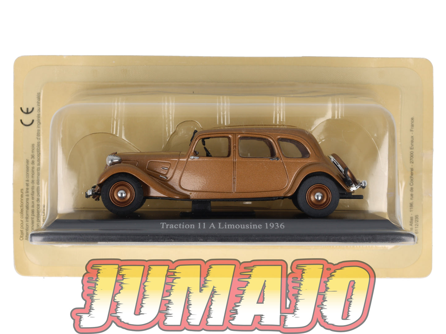TRA35 Voiture 1/43 Atlas NOREV Traction 11 A Limousine 1936