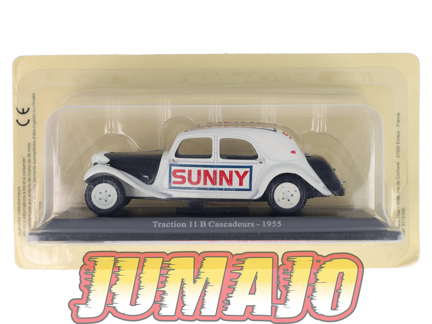 TRA42 Voiture 1/43 Atlas NOREV Traction 11B Cascadeurs 1955