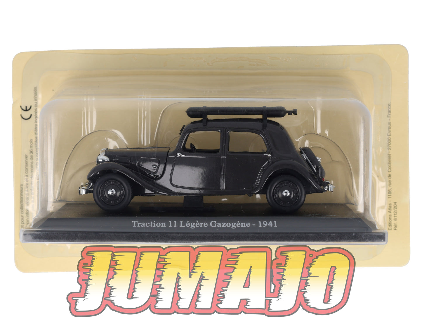 TRA4 Voiture 1/43 Atlas NOREV Traction 11 Légère Gazogène 1941