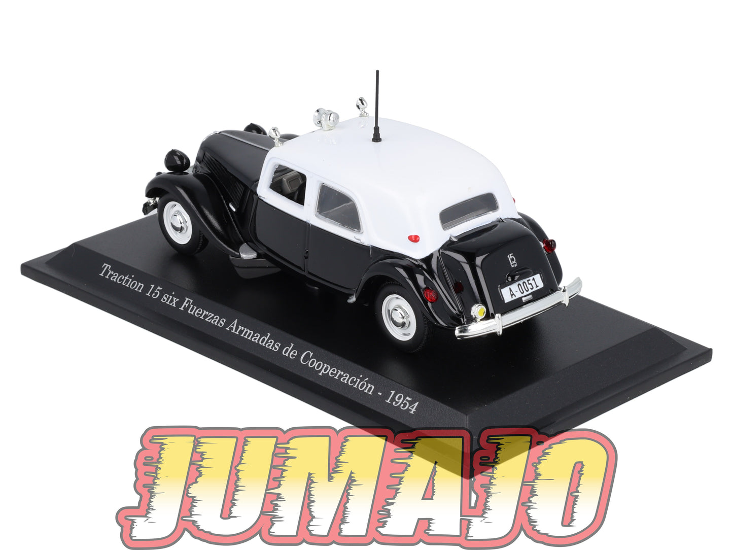 TRA51 Voiture 1/43 Atlas NOREV Traction 15 Six Fuerzas Armadas de Cooperacion 1954