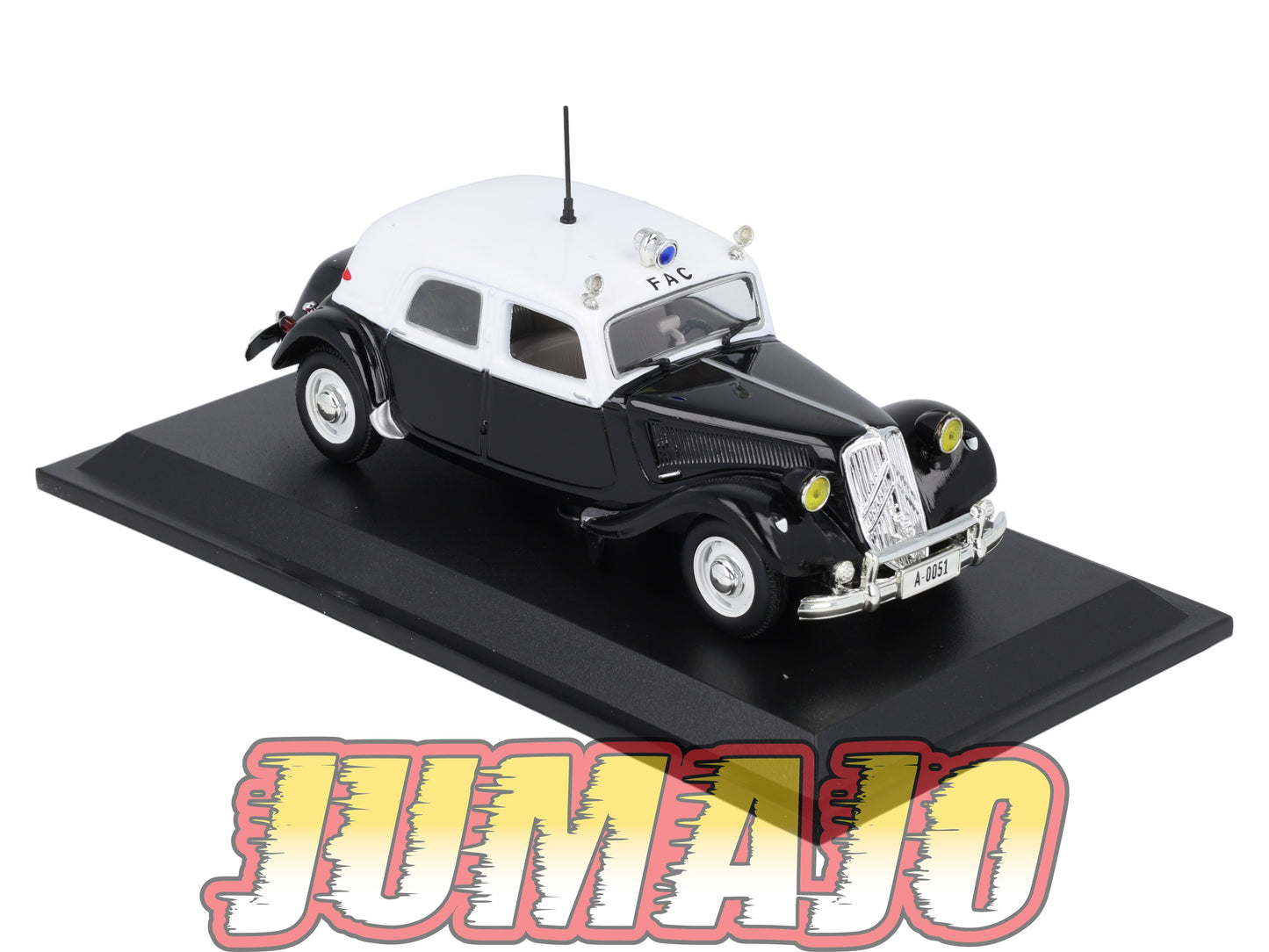 TRA51 Voiture 1/43 Atlas NOREV Traction 15 Six Fuerzas Armadas de Cooperacion 1954
