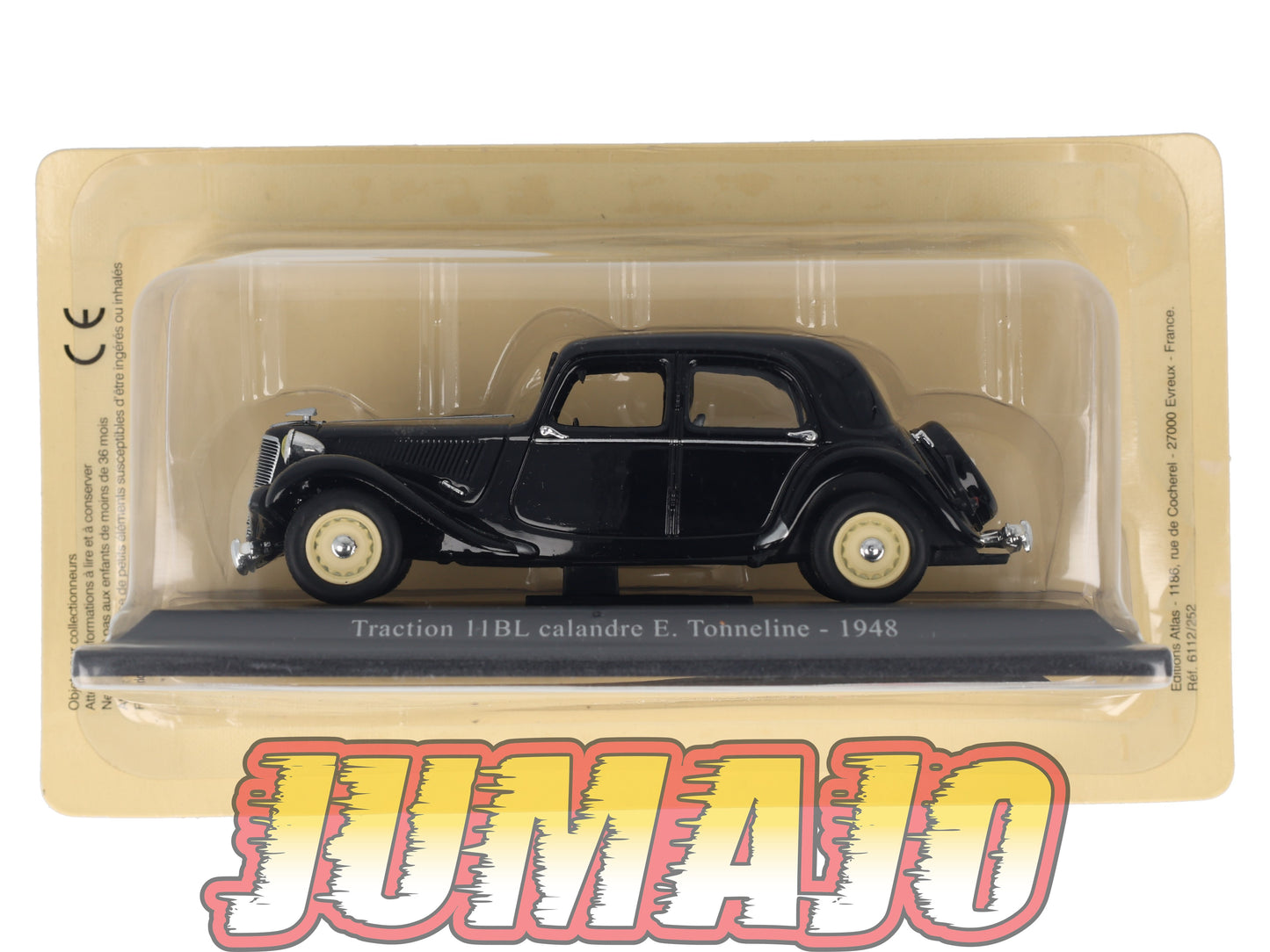 TRA52 Voiture 1/43 Atlas NOREV Traction 11BL Calandre E.Tonneline 1948