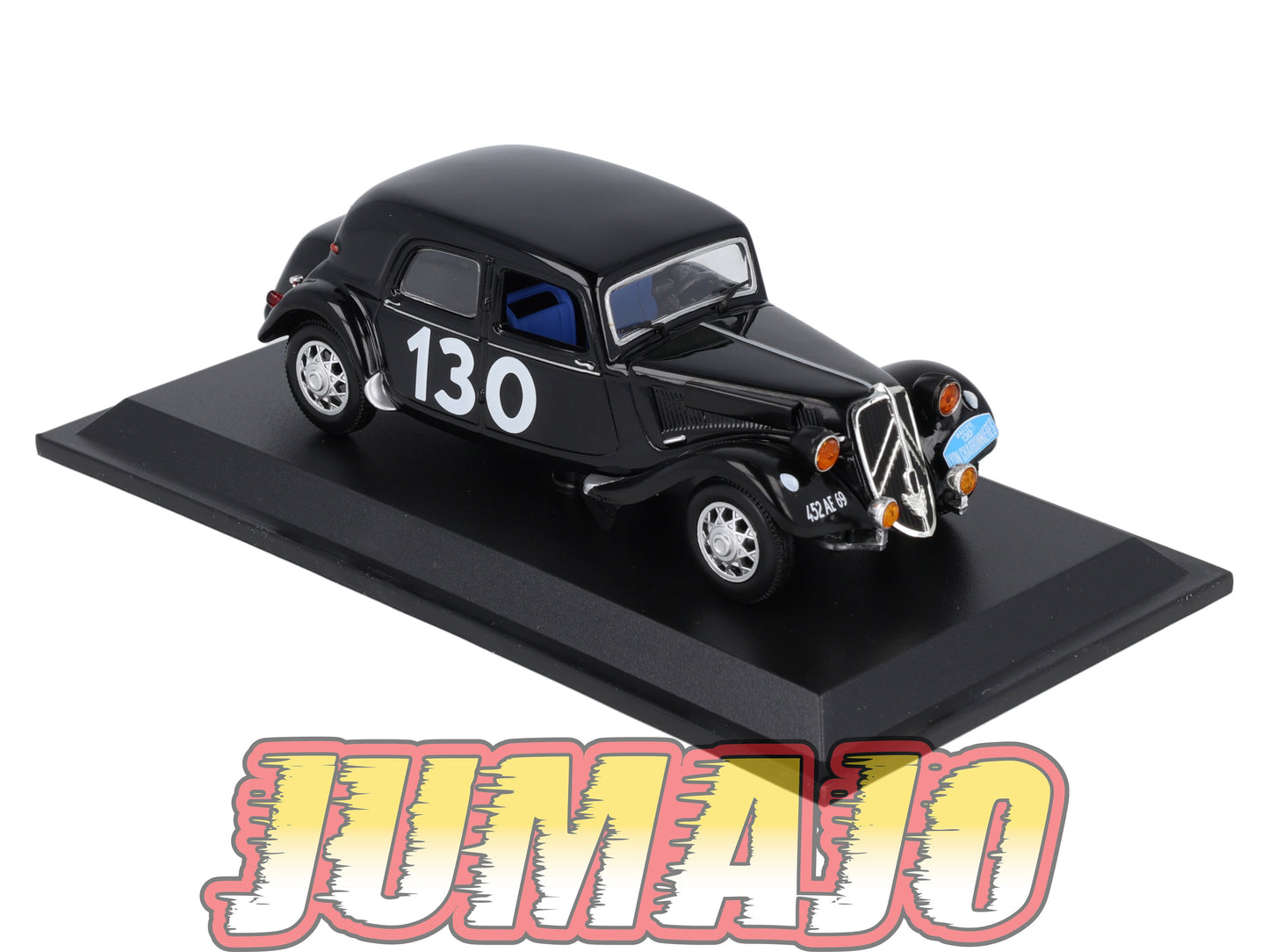 TRA55 Voiture 1/43 Atlas NOREV Traction 15 Six de Rallyes 1954 #130