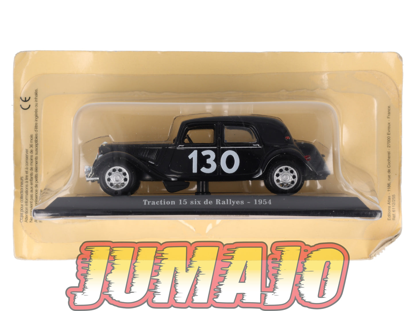 TRA55 Voiture 1/43 Atlas NOREV Traction 15 Six de Rallyes 1954 #130