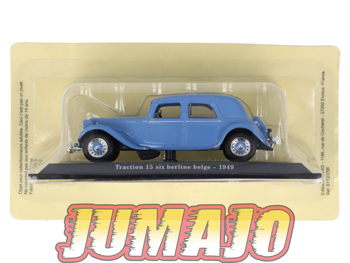 TRA58 Voiture 1/43 Atlas NOREV Traction 15 Six Berline belge 1949