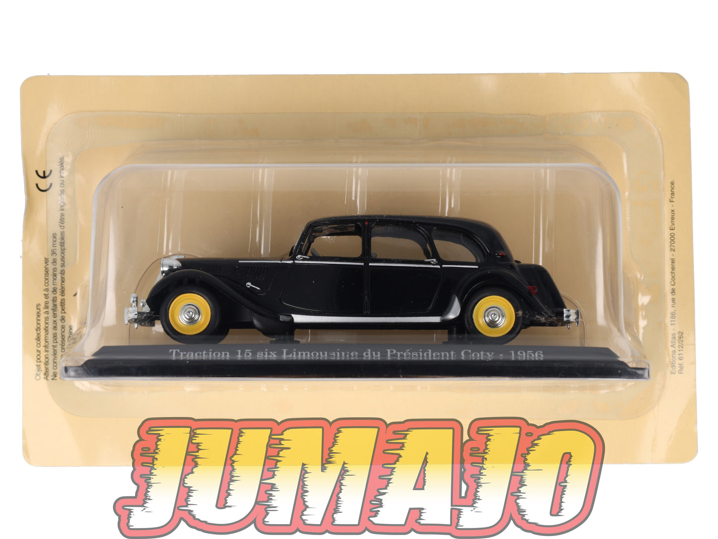 TRA62 Voiture 1/43 Atlas NOREV Traction 15 Six Limousine Président Coty 1956