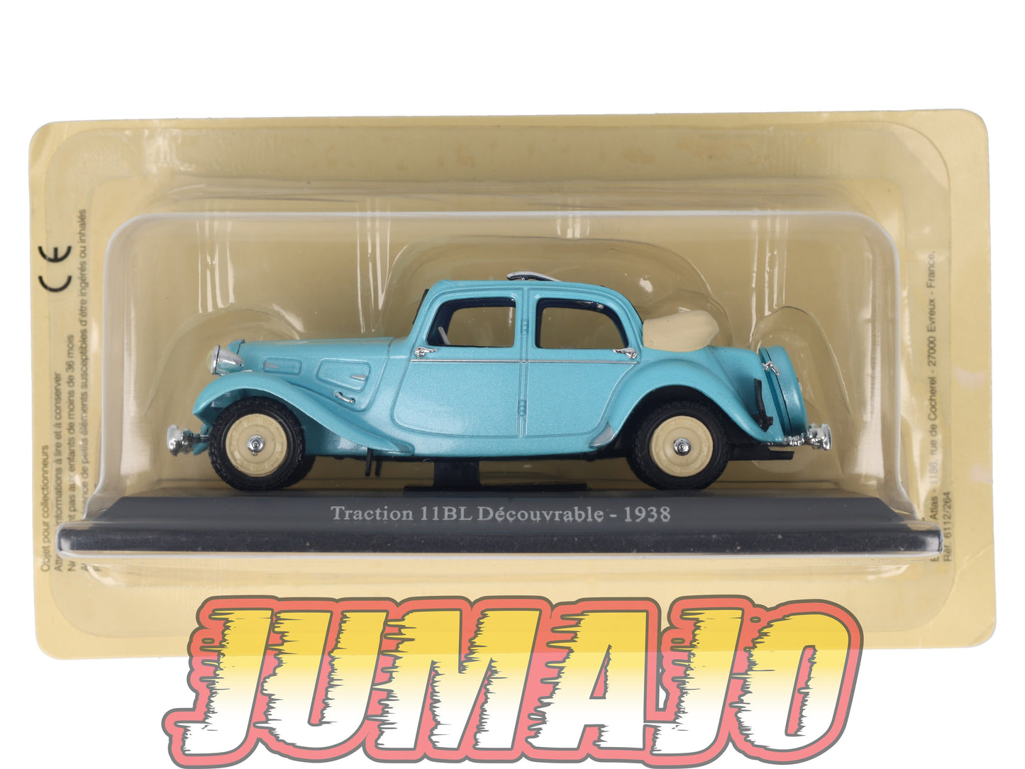 TRA64 Voiture 1/43 Atlas NOREV Traction 11BL Découvrable 1938