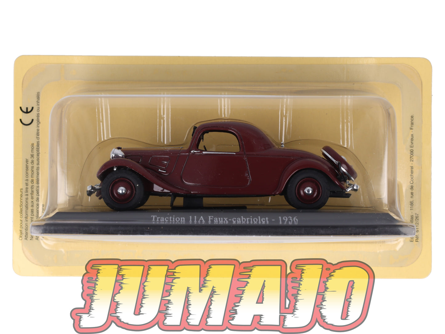 TRA67 Voiture 1/43 Atlas NOREV Traction 11A Faux-cabriolet 1936