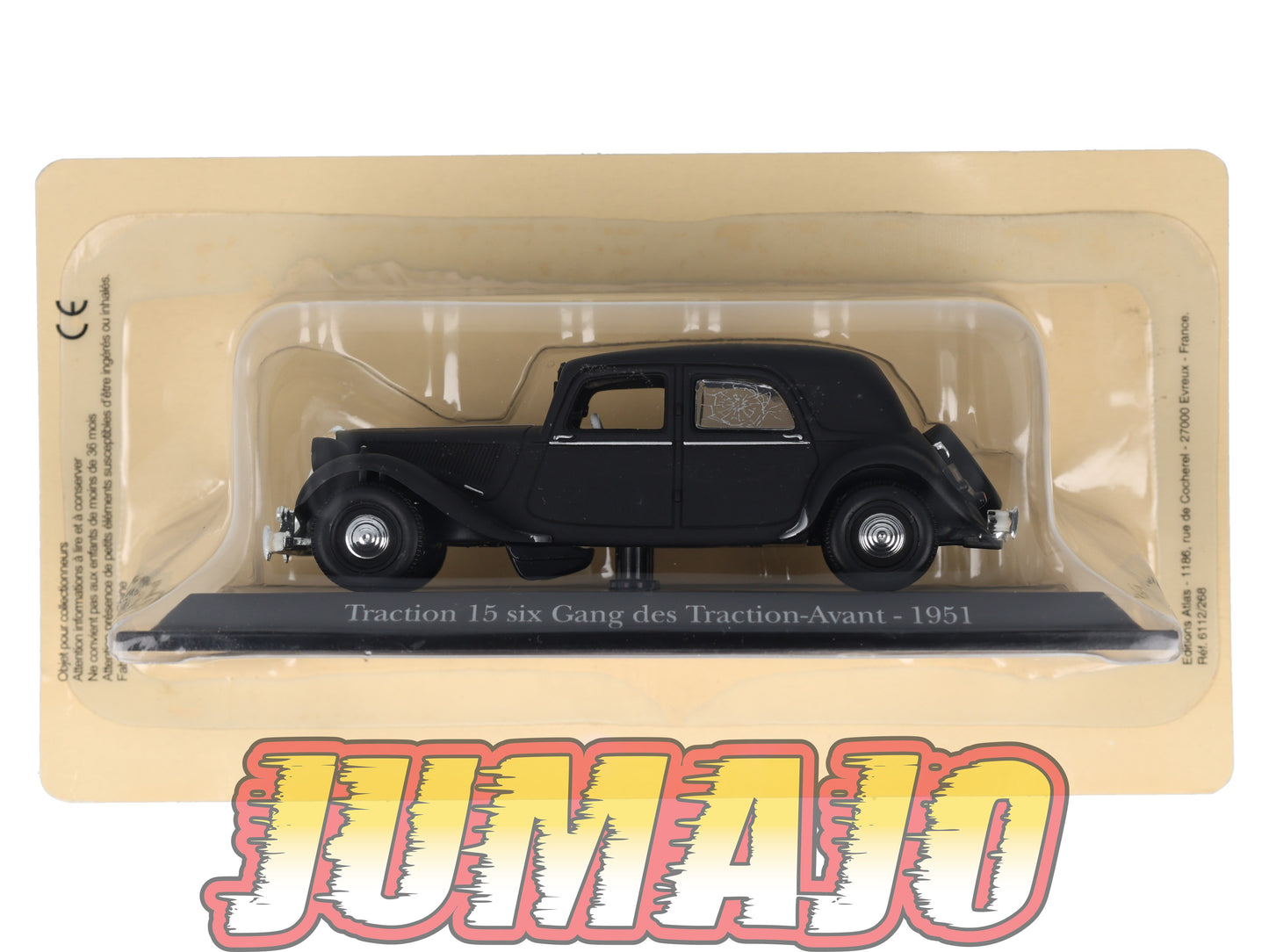 TRA68 Voiture 1/43 Atlas NOREV Traction 15 Six Gang des Traction Avant 1951