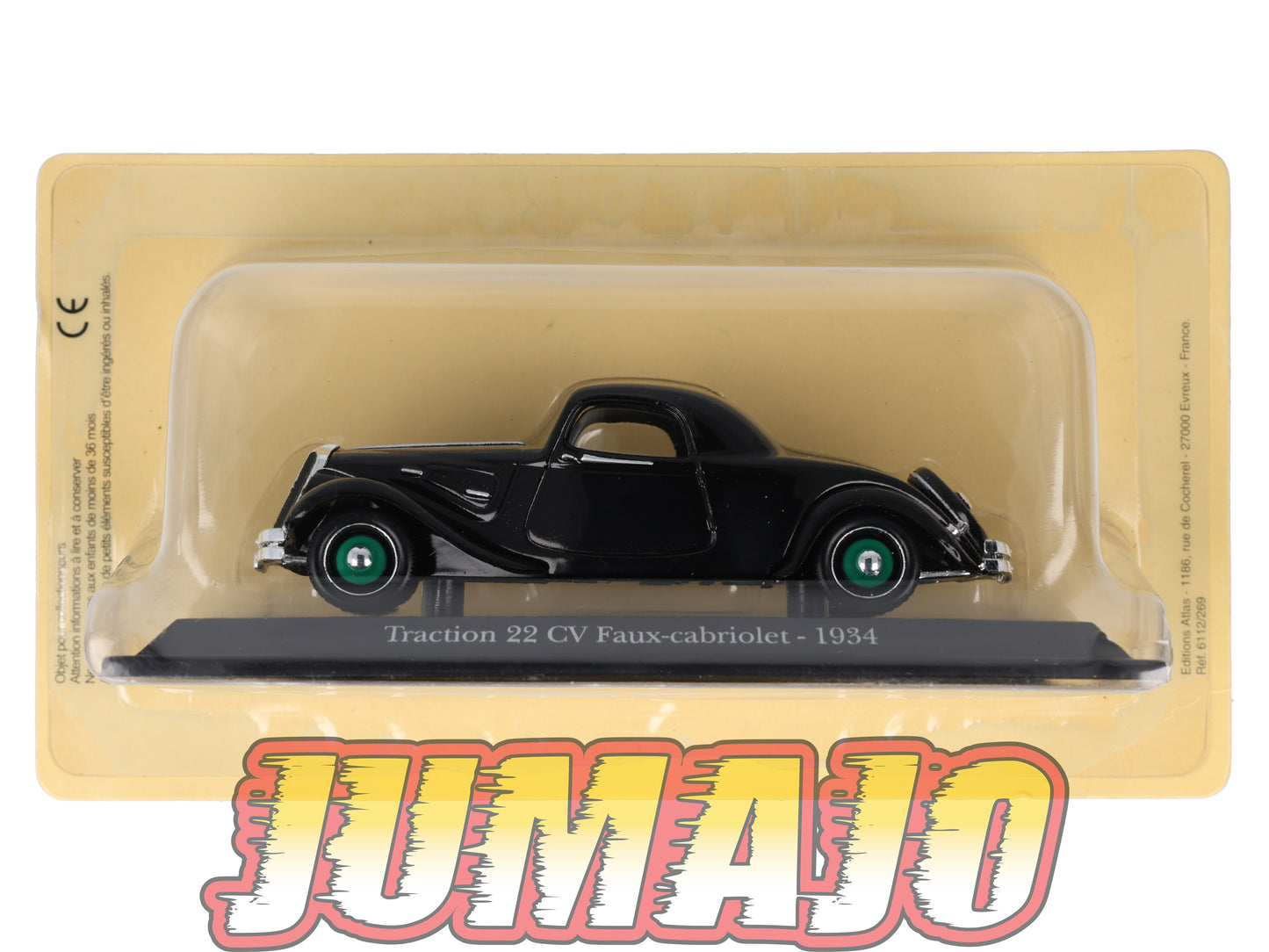 TRA69 Voiture 1/43 Atlas NOREV Traction 22 CV Faux-cabriolet 1934