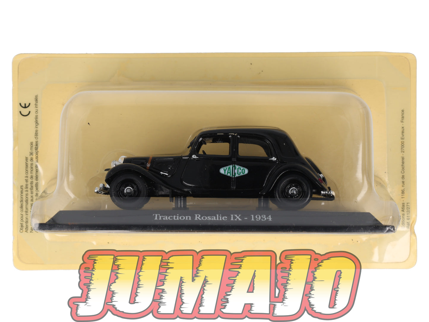 TRA71 Voiture 1/43 Atlas NOREV Traction Rosalie IX 1934