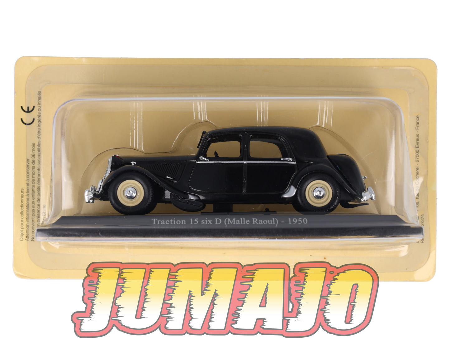 TRA74 Voiture 1/43 Atlas NOREV Traction 15 Six D Malle Raoul 1950