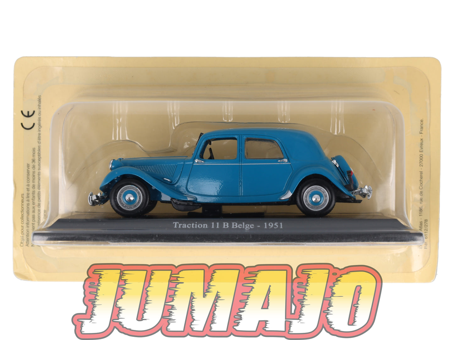 TRA78 Voiture 1/43 Atlas NOREV Traction 11 B Belge 1951