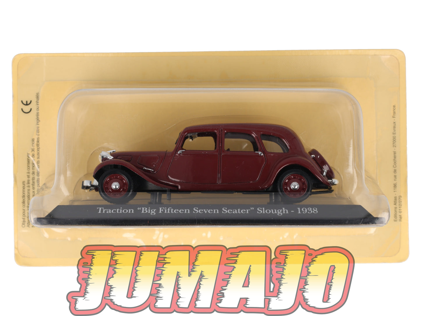 TRA79 Voiture 1/43 Atlas NOREV Traction Big Fifteen Seven Seater Slough 1938