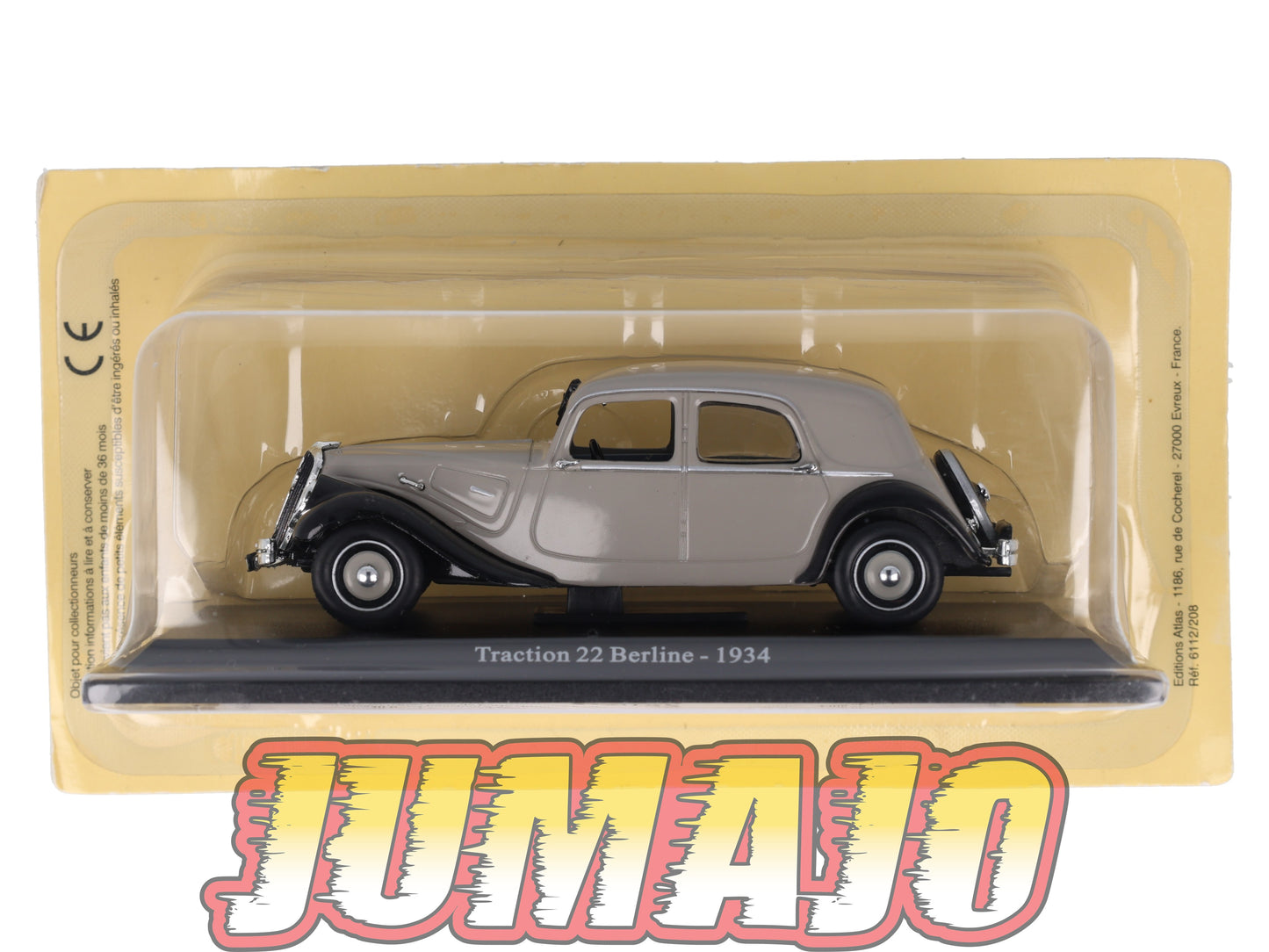 TRA8 Voiture 1/43 Atlas NOREV Traction 22 Berline 1934