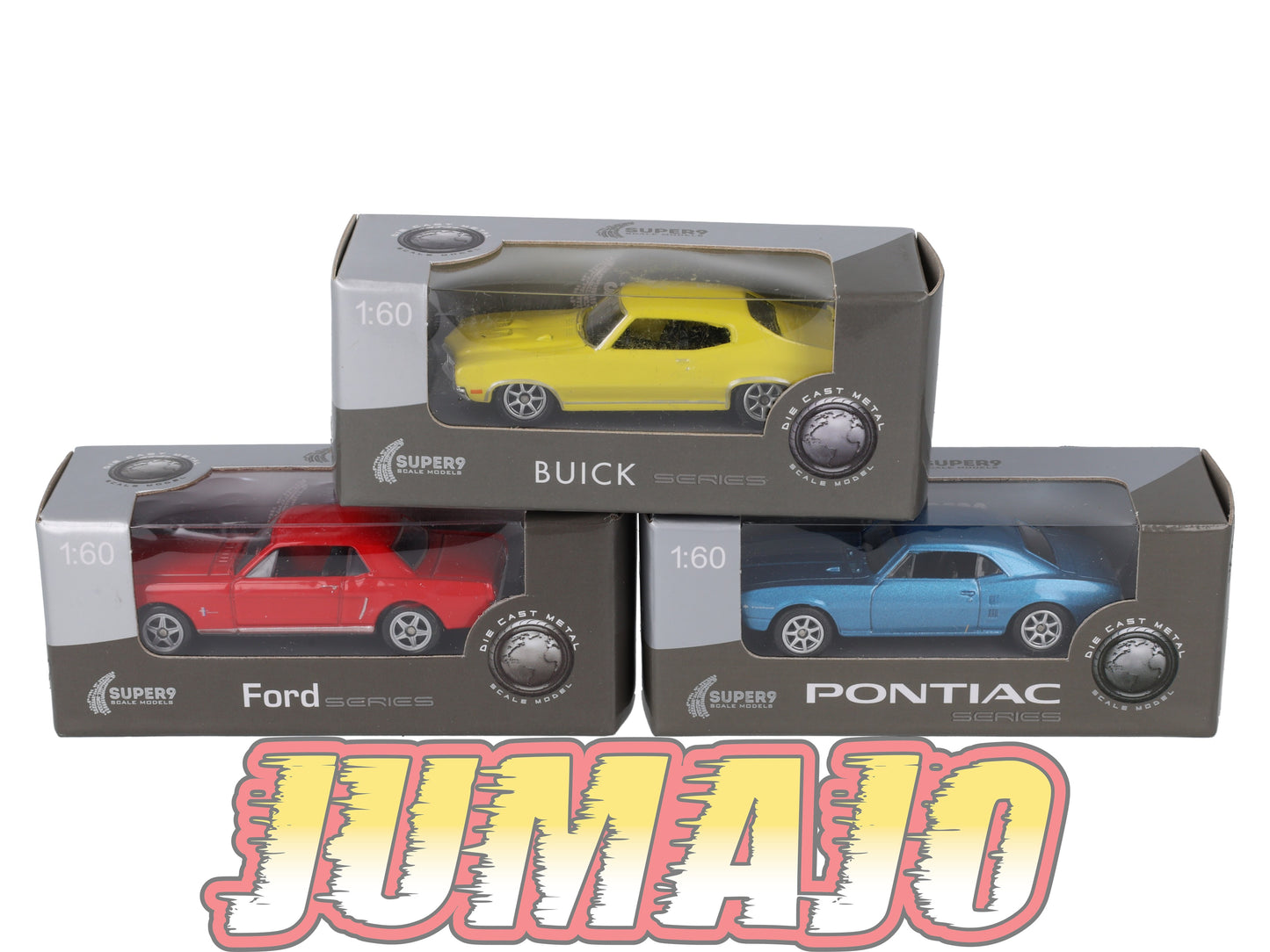 TRI120 Lot 3 X 3 inches Americaine Welly : Ford, Pontiac, Buick