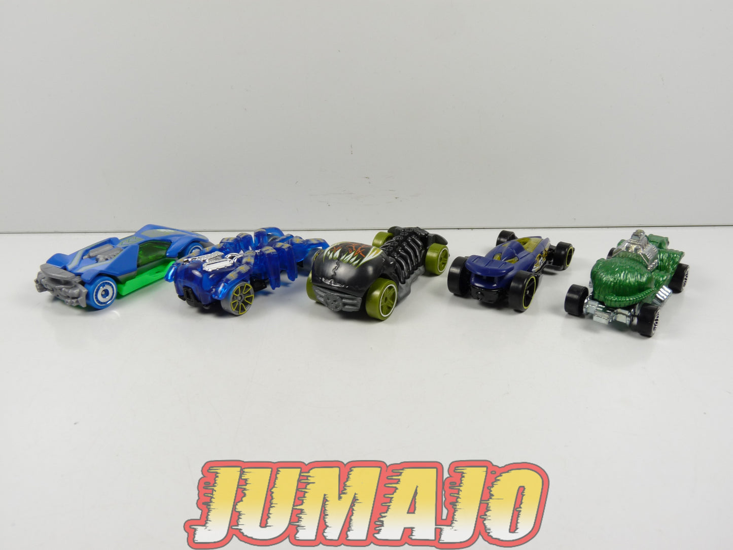 TRI78 : 5 X 3 inches 1/64 HOT WEELS Enfants : Speed Spider, Cyber speeder & Skull crusher