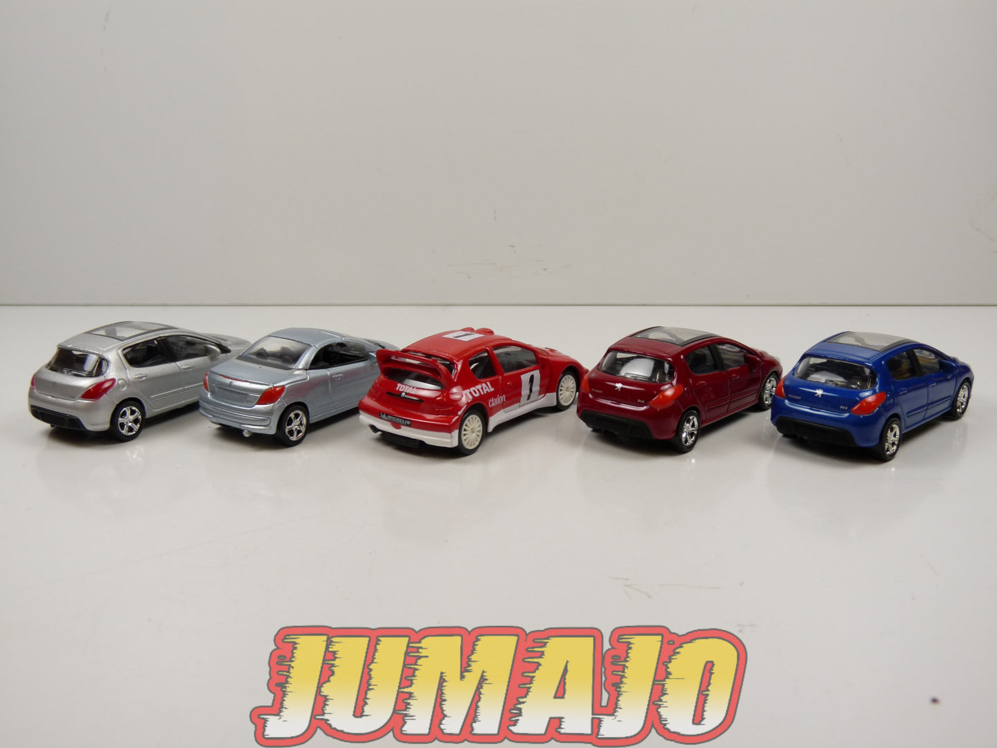 TRI87 : 5 X 3 inches 1/64 NOREV Peugeot 308, 207 CC, 206 clarion