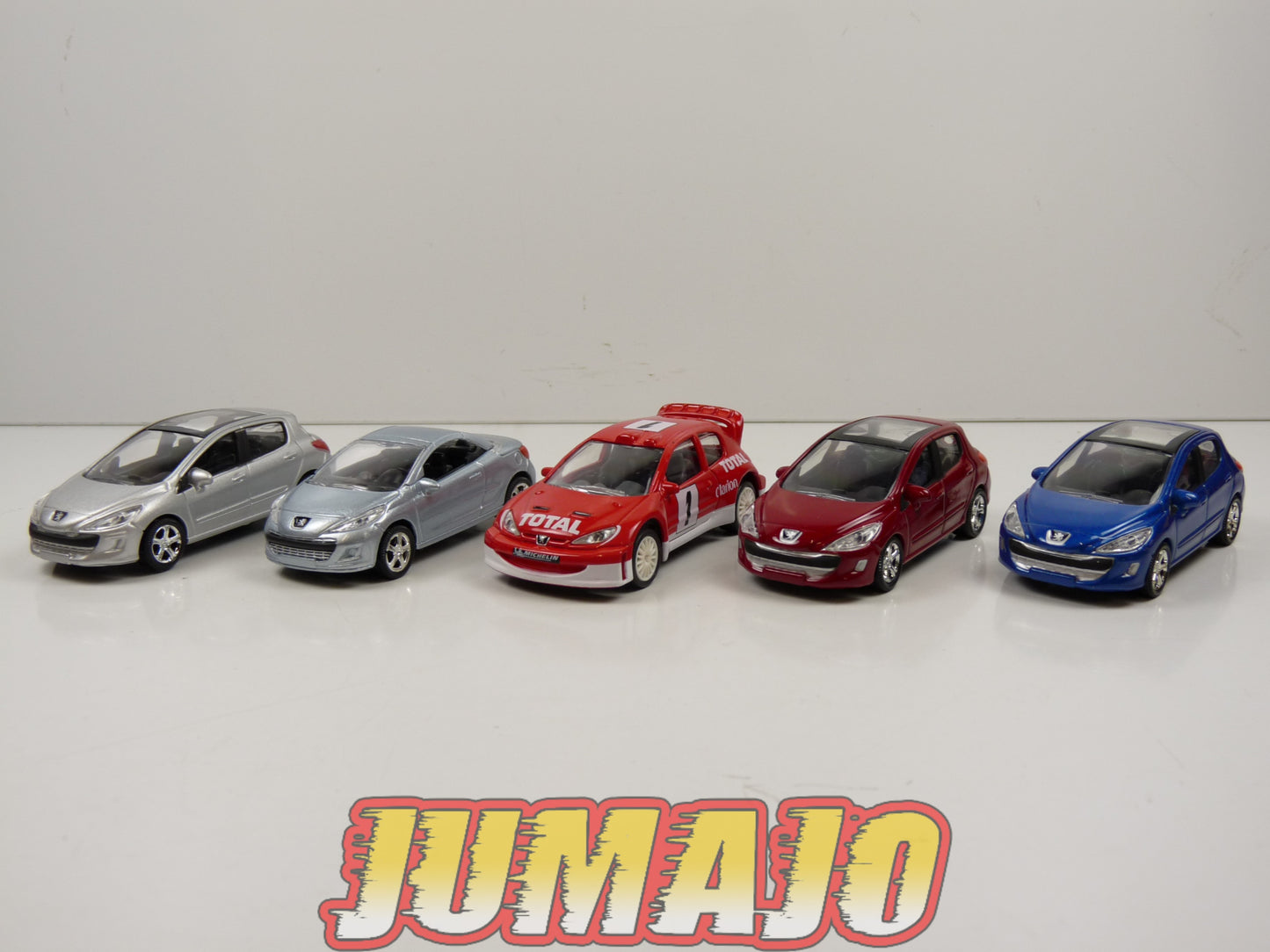 TRI87 : 5 X 3 inches 1/64 NOREV Peugeot 308, 207 CC, 206 clarion