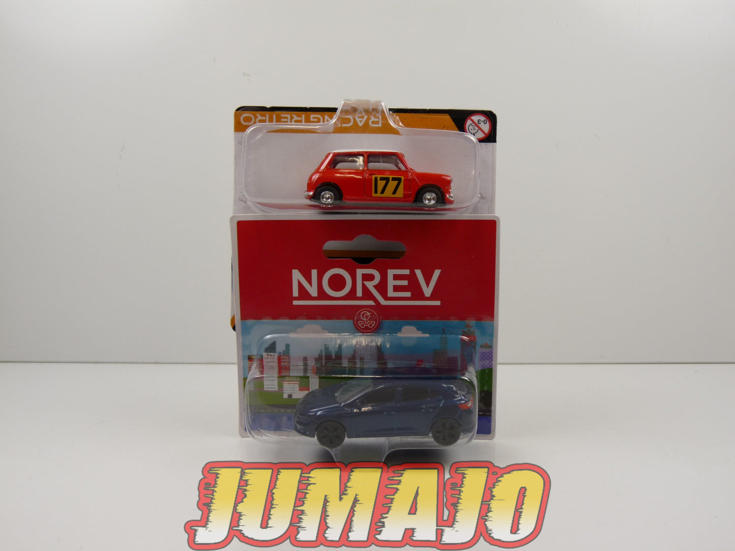 TRI88 : 5 X 3 inches 1/64 NOREV Peugeot 207, 404, 807, mégane, Mini cooper