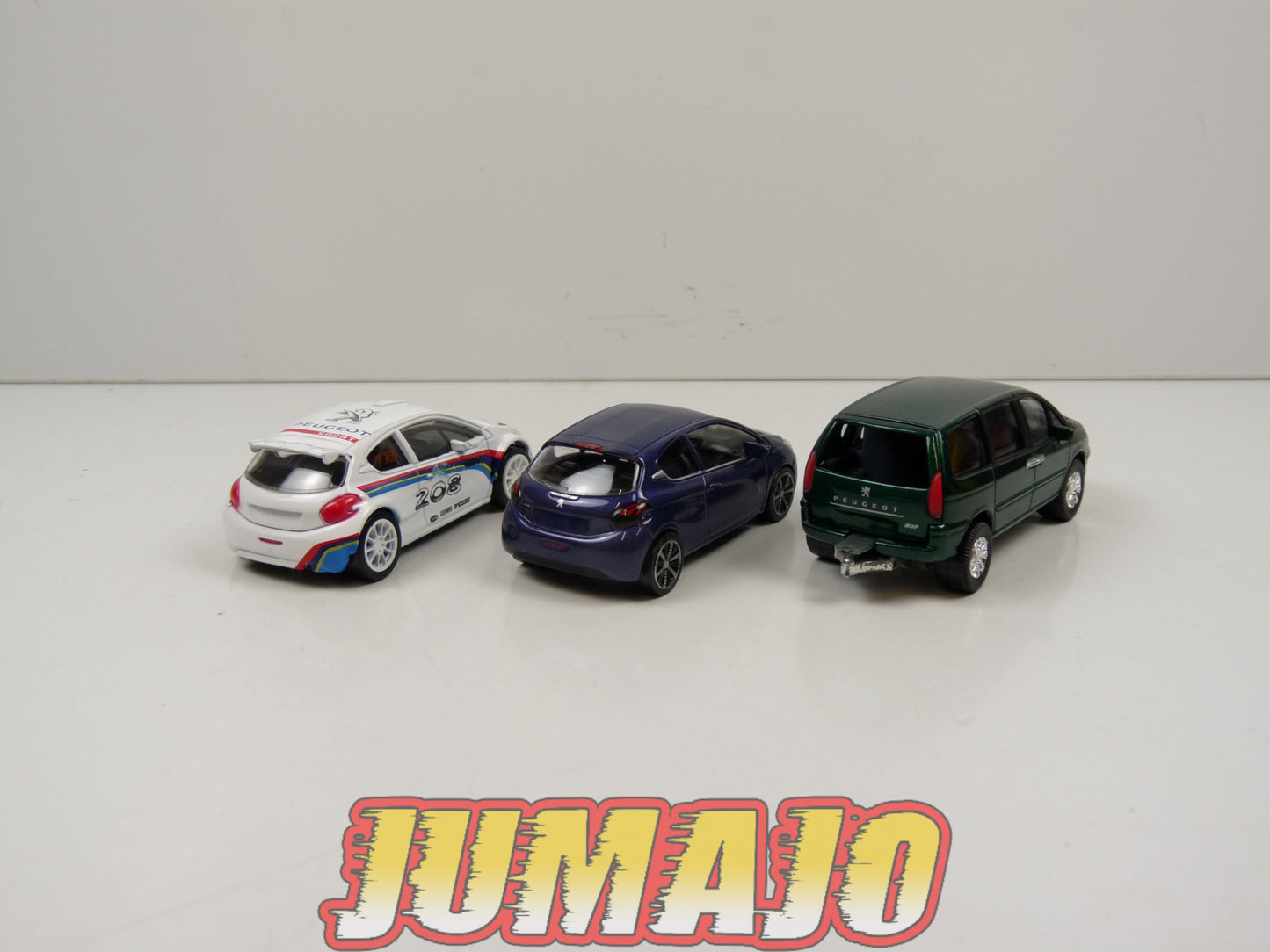 TRI91 : 5 X 3 inches 1/64 NOREV Peugeot 807, 208, Sport 208, mégane, Alpine A110
