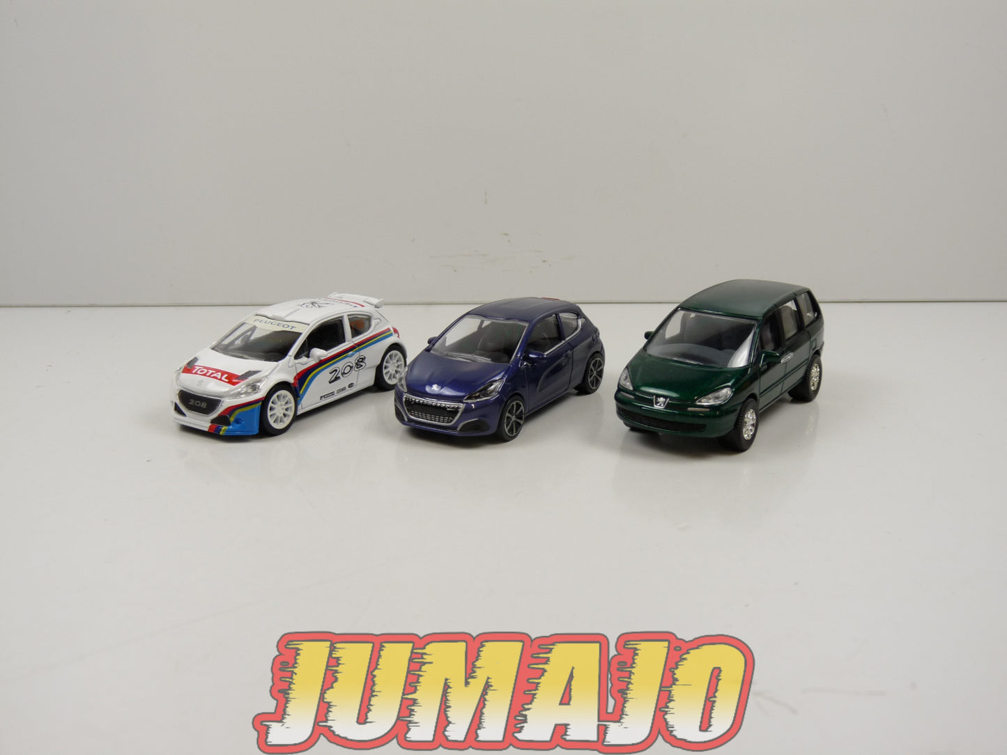 TRI91 : 5 X 3 inches 1/64 NOREV Peugeot 807, 208, Sport 208, mégane, Alpine A110