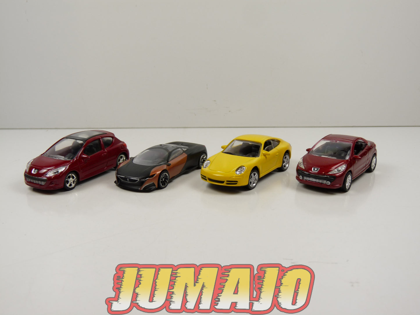 TRI93 : 5 X 3 inches 1/64 NOREV Peugeot 207 CC, Onyx, 207, mégane, Porsche 997