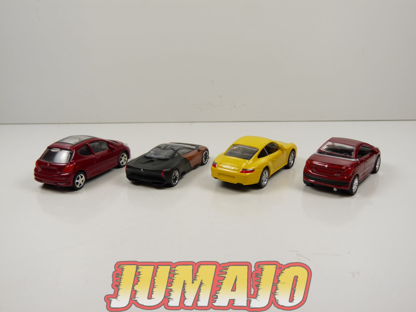 TRI93 : 5 X 3 inches 1/64 NOREV Peugeot 207 CC, Onyx, 207, mégane, Porsche 997