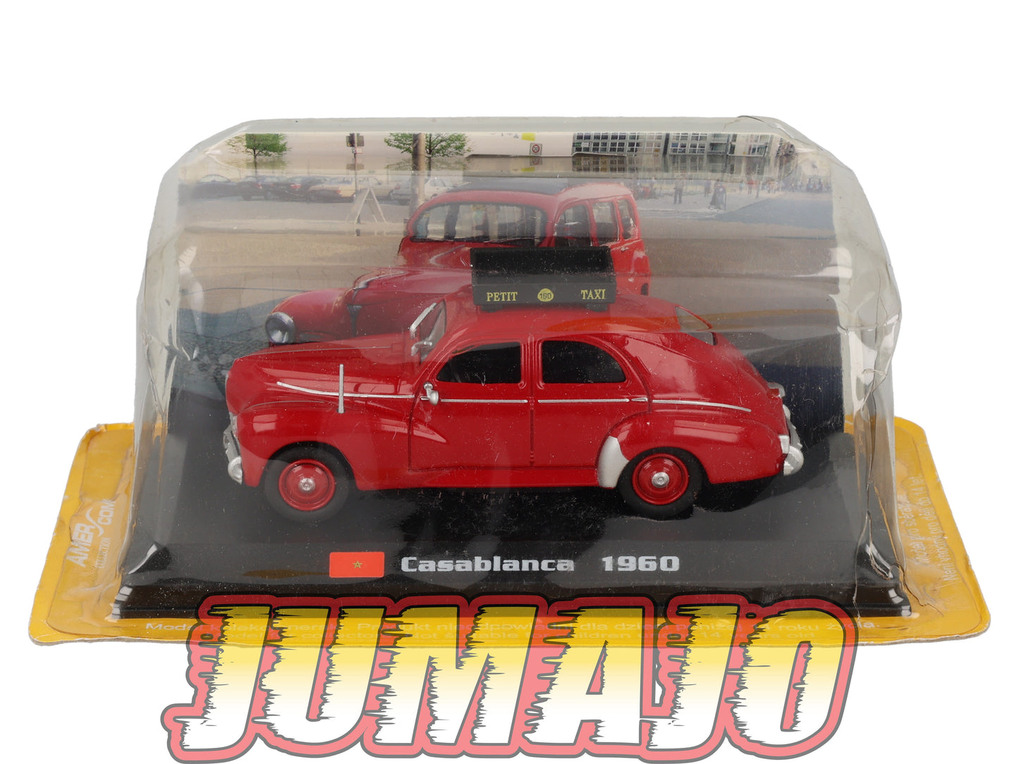 TX104 Voiture 1/43 AMERCOM TAXIS DU MONDE : Peugeot 203 Casablanca 1960