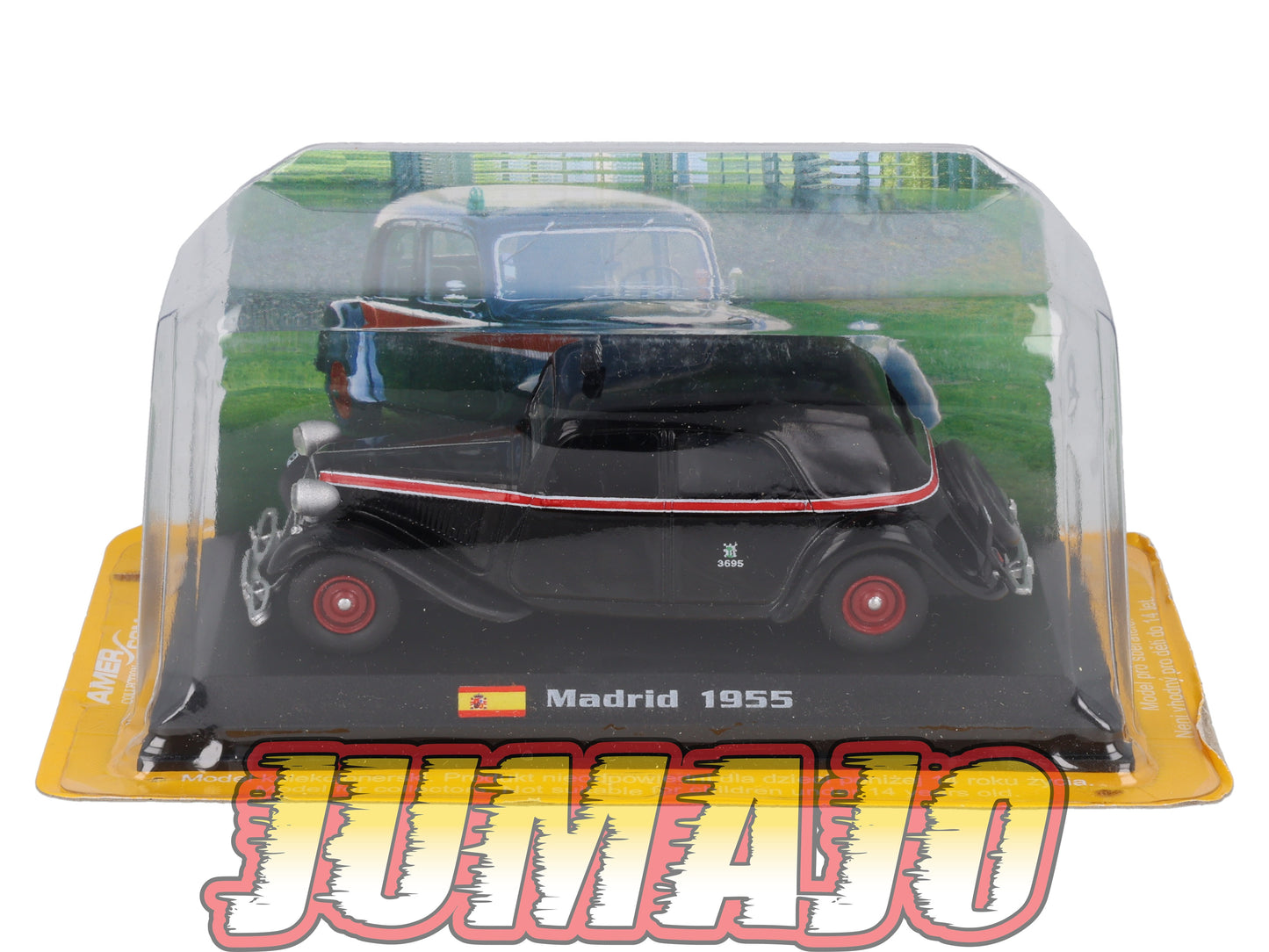 TX122 Voiture 1/43 AMERCOM TAXIS DU MONDE : Citroen traction Avant Madrid 1955