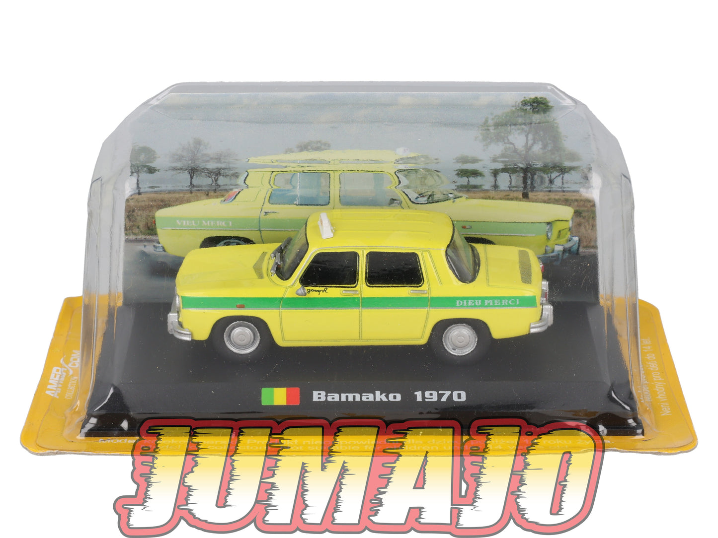 TX123 Voiture 1/43 AMERCOM TAXIS DU MONDE : Renault 8 Bamako 1970