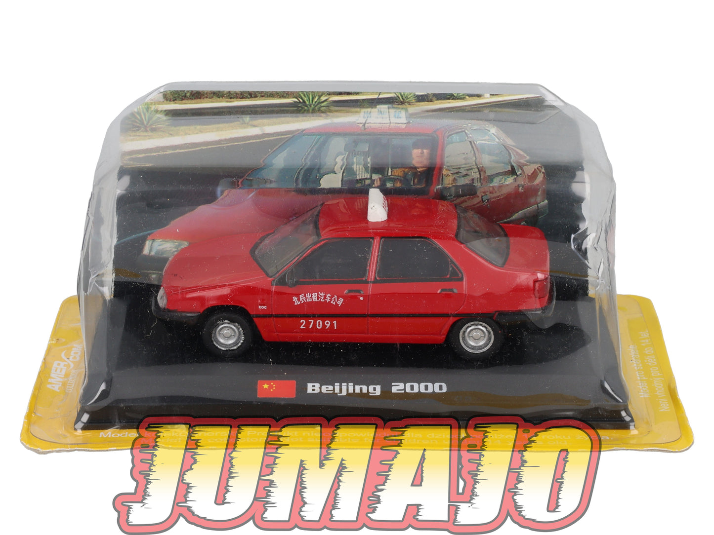 TX126 Voiture 1/43 AMERCOM TAXIS DU MONDE : Citroen Dong Feng 988 Beijing 2000