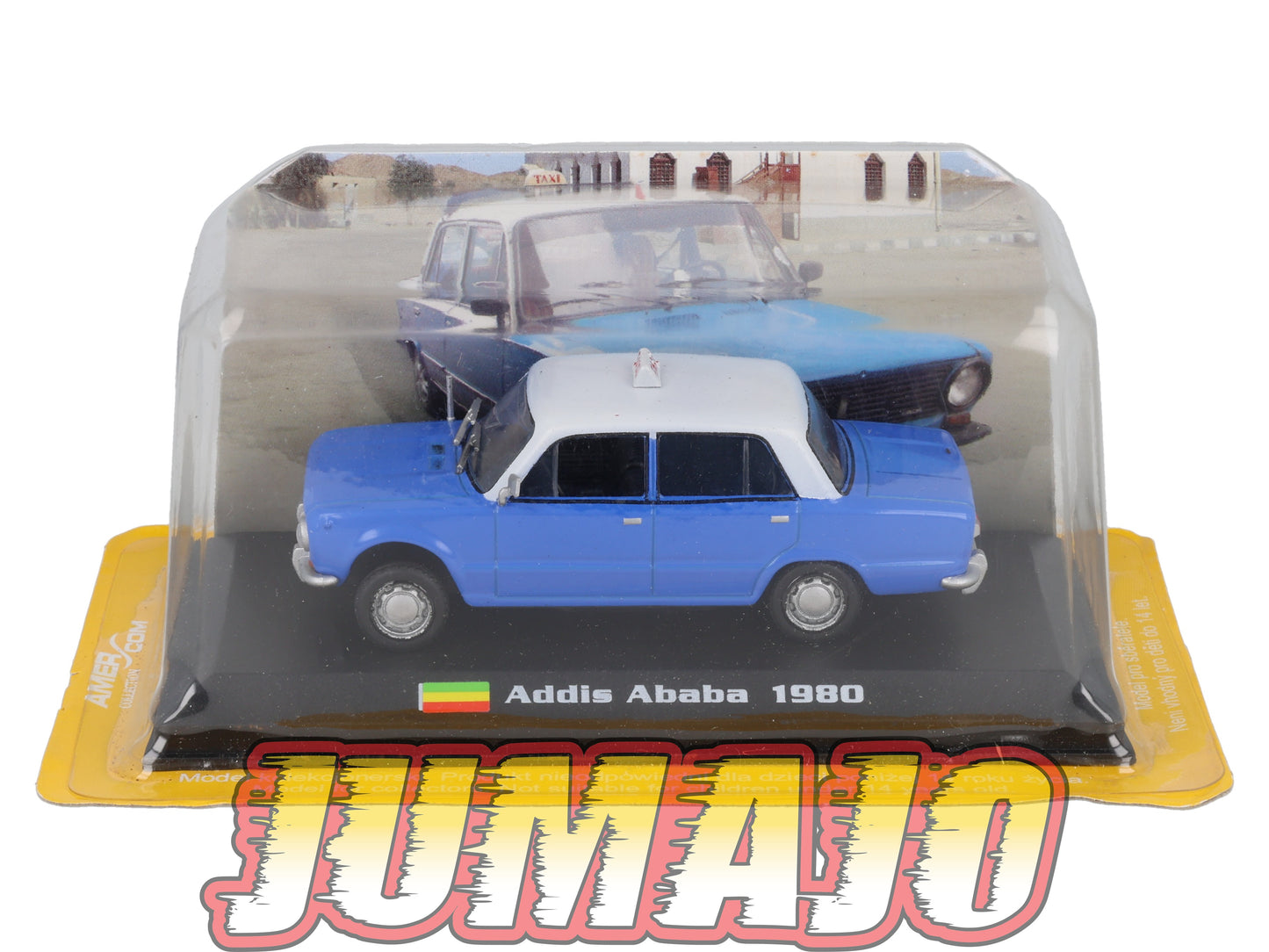 TX128 Voiture 1/43 AMERCOM TAXIS DU MONDE : Lada 1200 Addis Ababa 1980