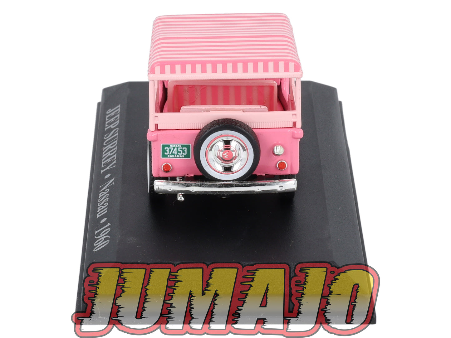 TX17 Voiture 1/43 IXO/Altaya TAXIS DU MONDE : JEEP Surrey Nassau 1960 (Rose)