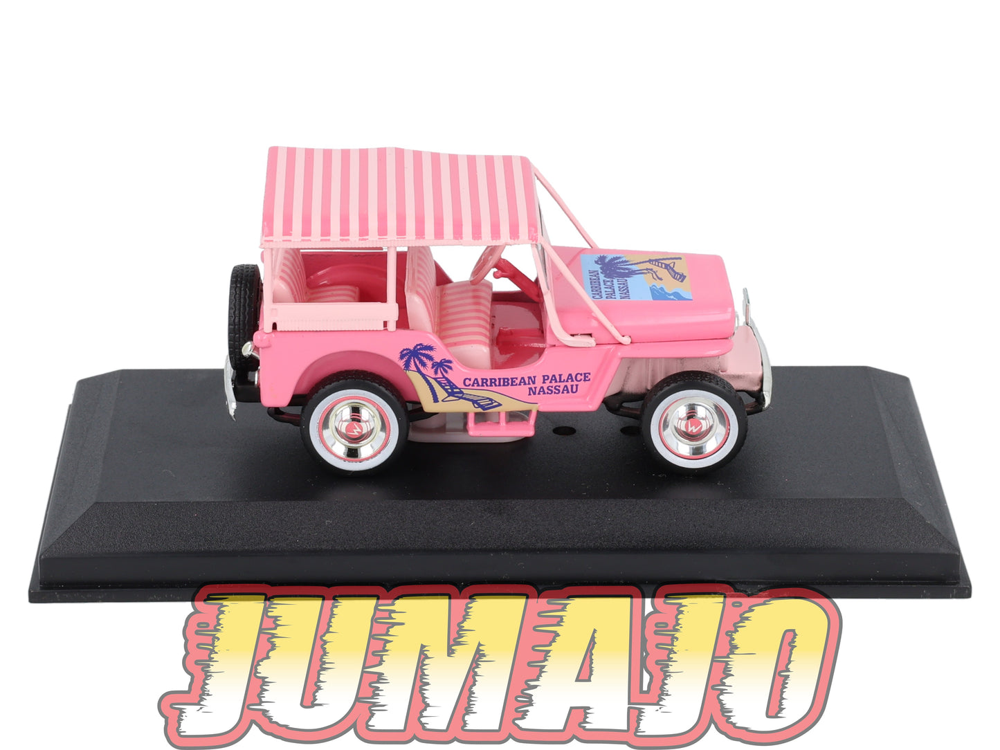 TX17 Voiture 1/43 IXO/Altaya TAXIS DU MONDE : JEEP Surrey Nassau 1960 (Rose)