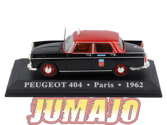 TX1 Voiture 1/43 IXO/Altaya TAXIS DU MONDE : PEUGEOT 404 Paris 1962