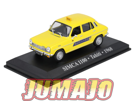 TX69 Voiture 1/43 IXO/Altaya TAXIS DU MONDE : SIMCA 1100 Tahiti 1968