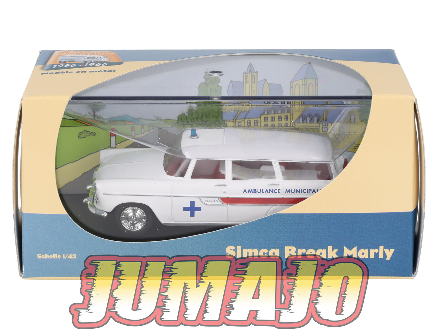UT11 voiture 1/43 atlas Eligor utilitaires SIMCA Break Marly Ambulance