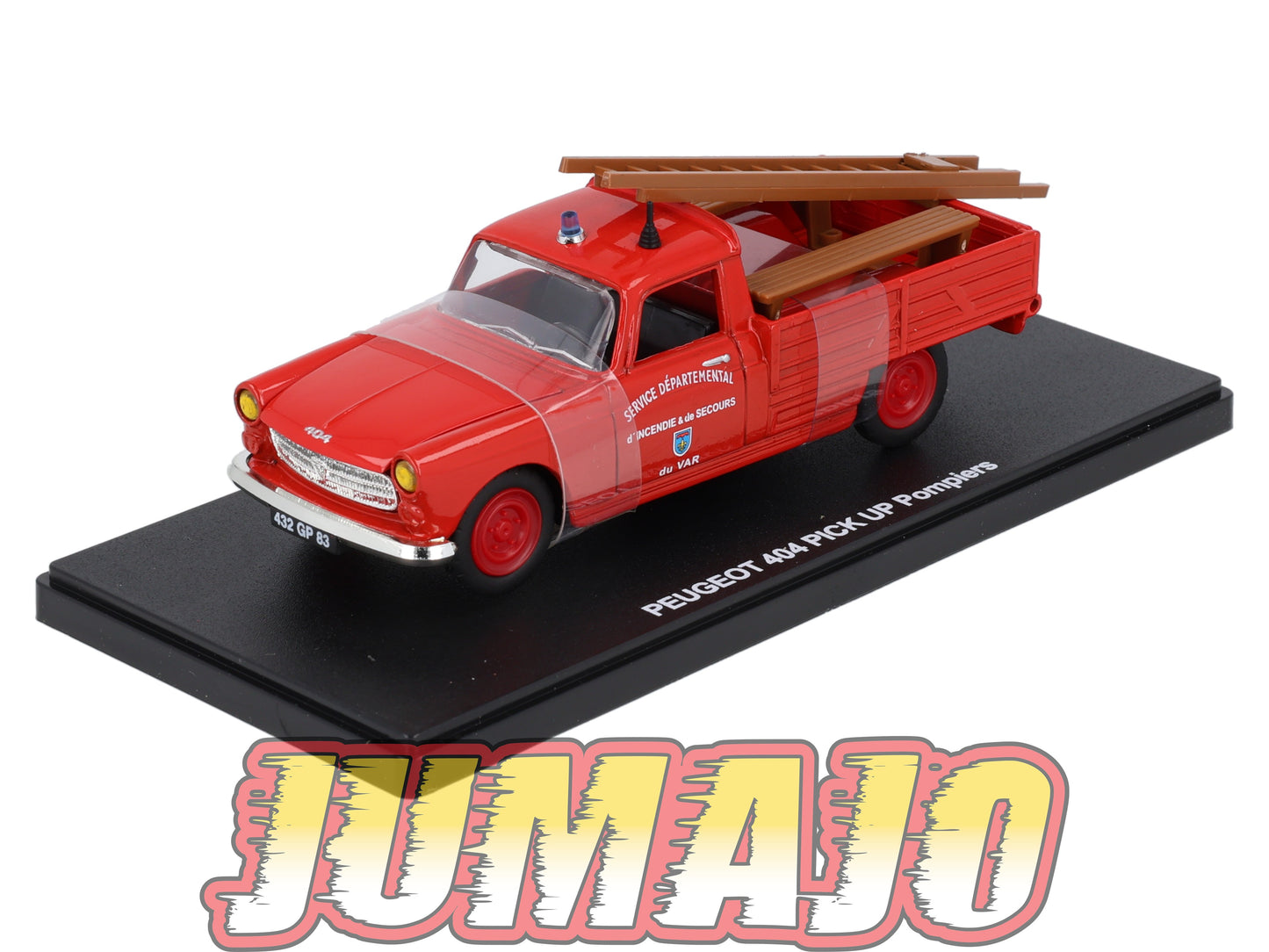 UT13 voiture 1/43 atlas Eligor utilitaires PEUGEOT 404 Pick Up Pompiers Incendie & Secours Du Var