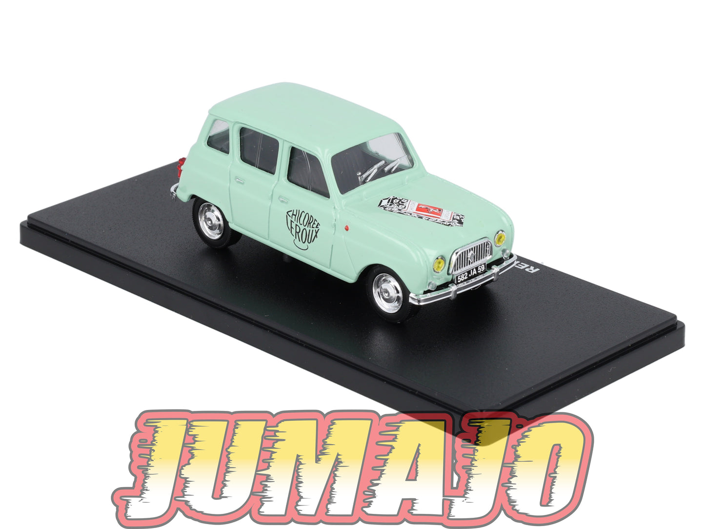 UT15 voiture 1/43 atlas Eligor utilitaires RENAULT 4L Chicorée Leroux