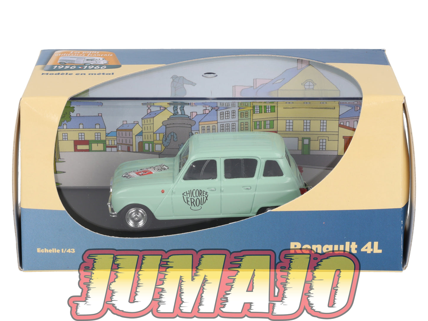 UT15 voiture 1/43 atlas Eligor utilitaires RENAULT 4L Chicorée Leroux